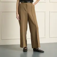 BASEMENT - Pantalón Straigth Tiro Alto Mujer