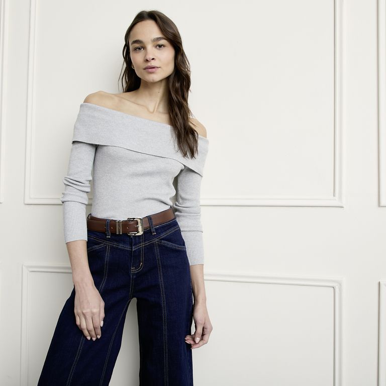 Sweater Off Shoulder Mujer