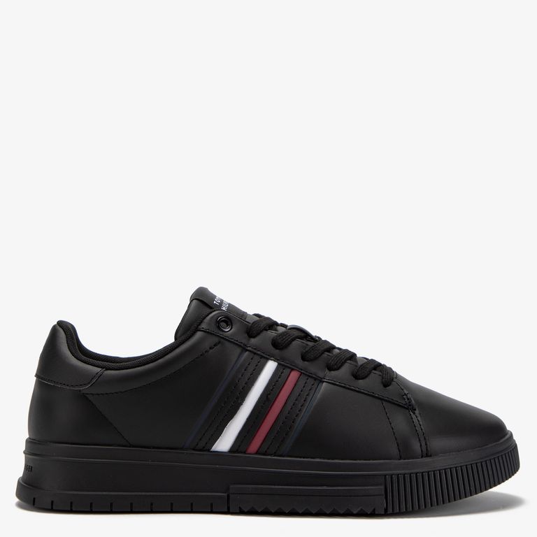 TOMMY HILFIGER Zapatilla Urbana Hombre Cuero Negro