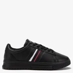TOMMY HILFIGER - Zapatilla Urbana Hombre Cuero Negro