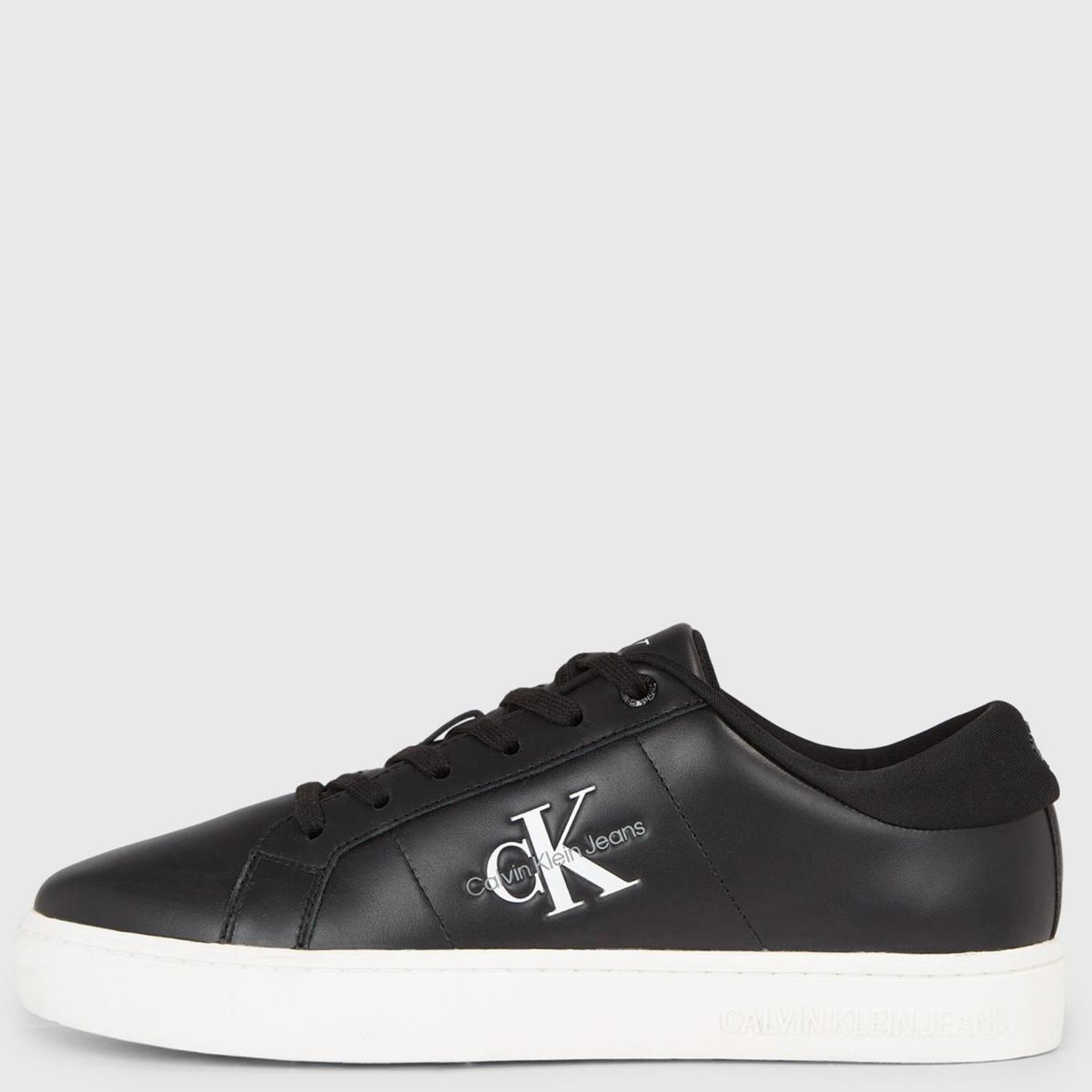 CALVIN KLEIN - Zapatilla Urbana Hombre Cuero Negro Calvin Klein