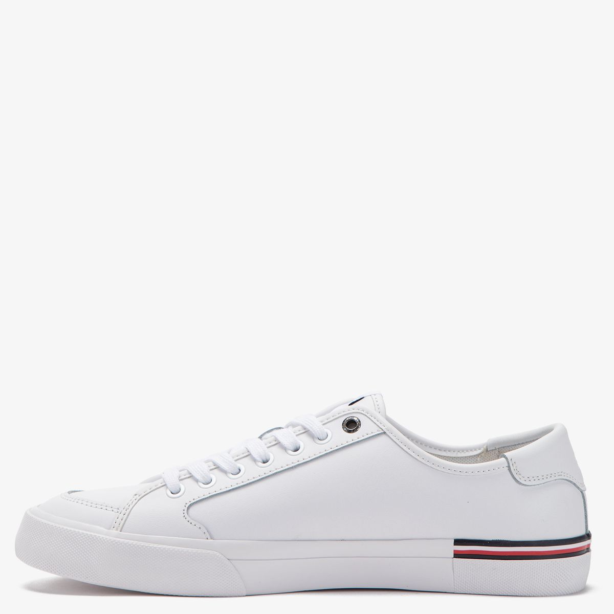 TOMMY HILFIGER - Zapatilla Urbana Hombre Cuero Blanco Tommy Hilfiger
