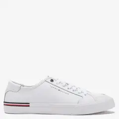TOMMY HILFIGER - Zapatilla Urbana Hombre Cuero Blanco