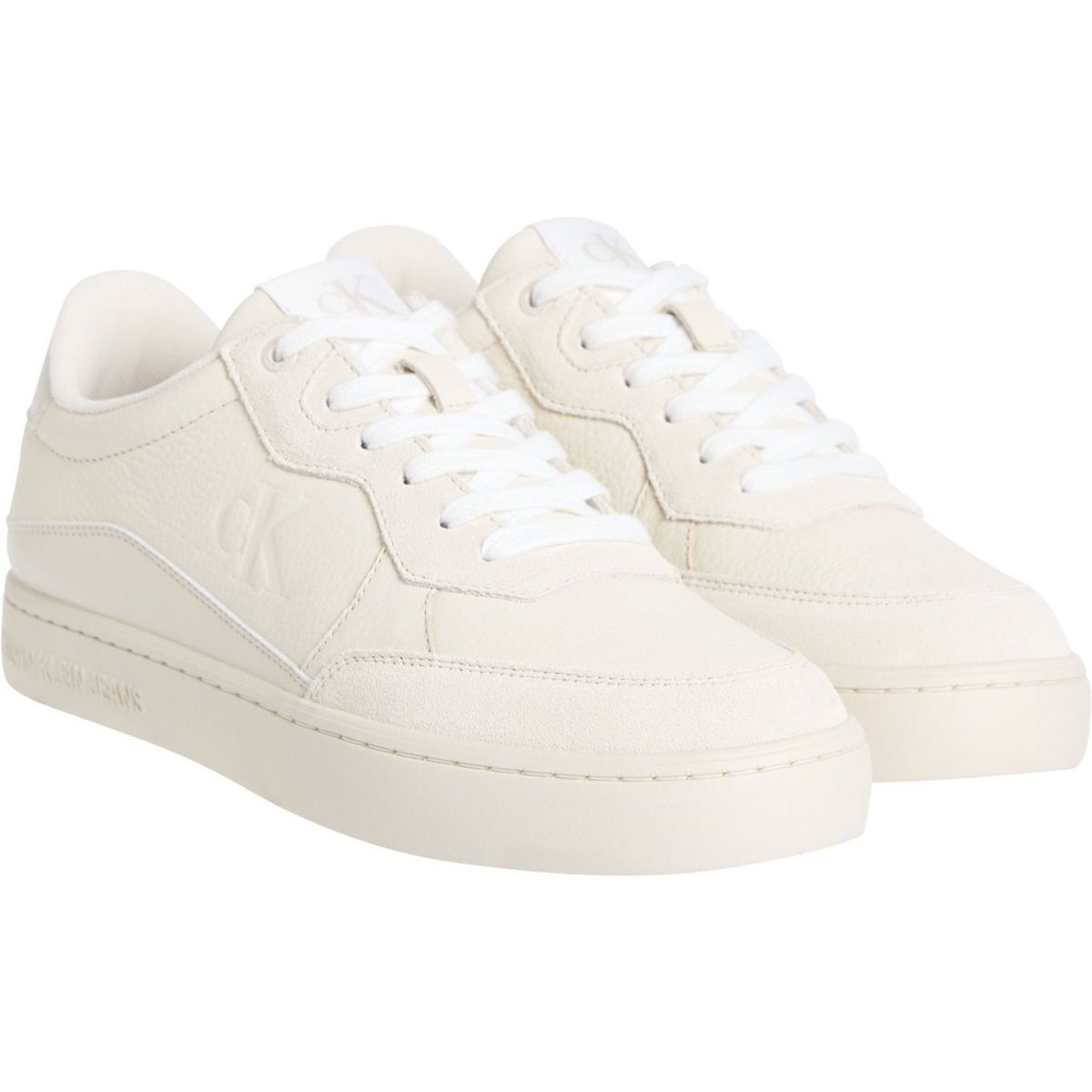CALVIN KLEIN - Zapatilla Urbana Hombre Cuero Beige Calvin Klein