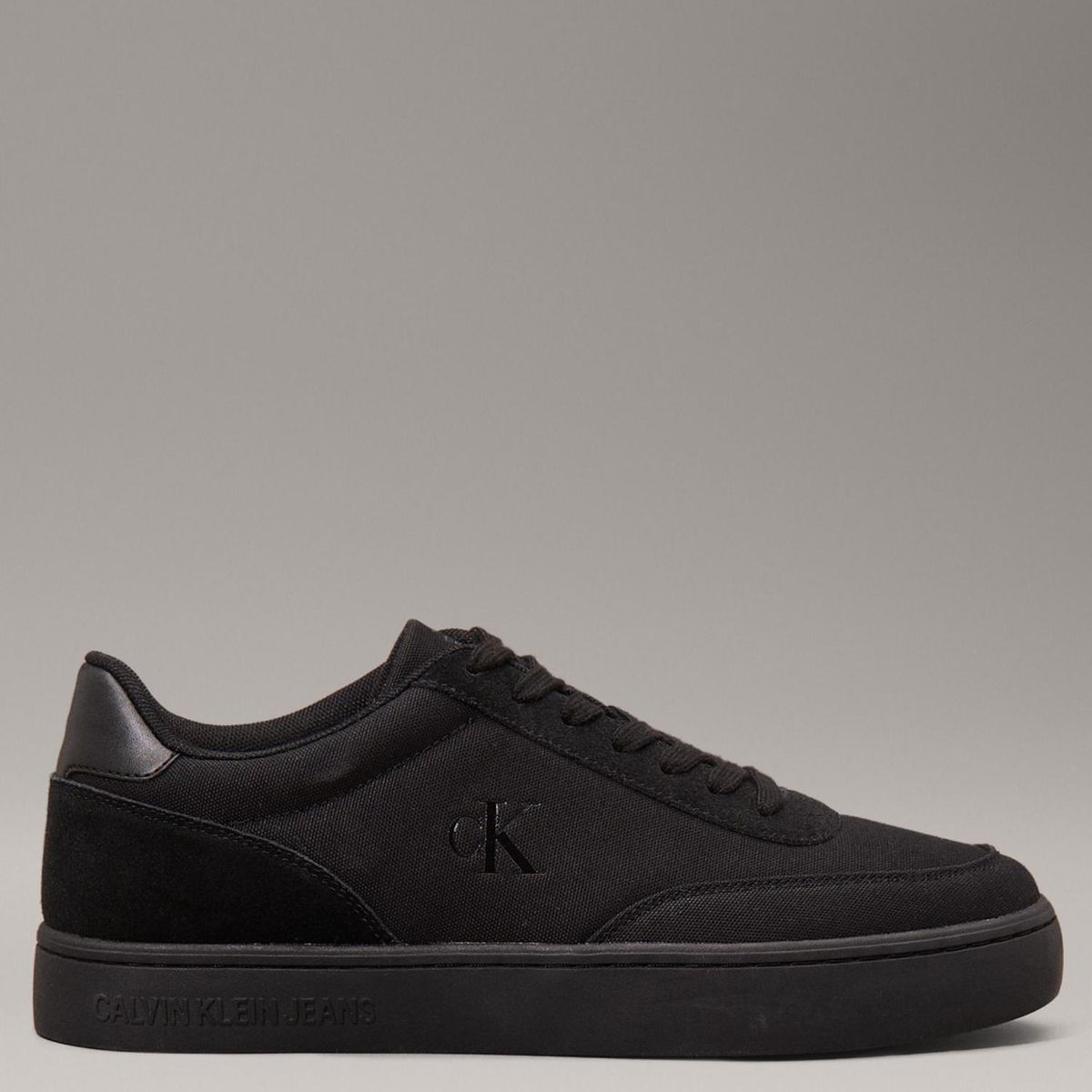 CALVIN KLEIN - Zapatilla Urbana Hombre Cuero Negro Calvin Klein