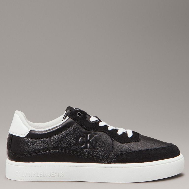 CALVIN KLEIN Zapatilla Urbana Hombre Cuero Negro