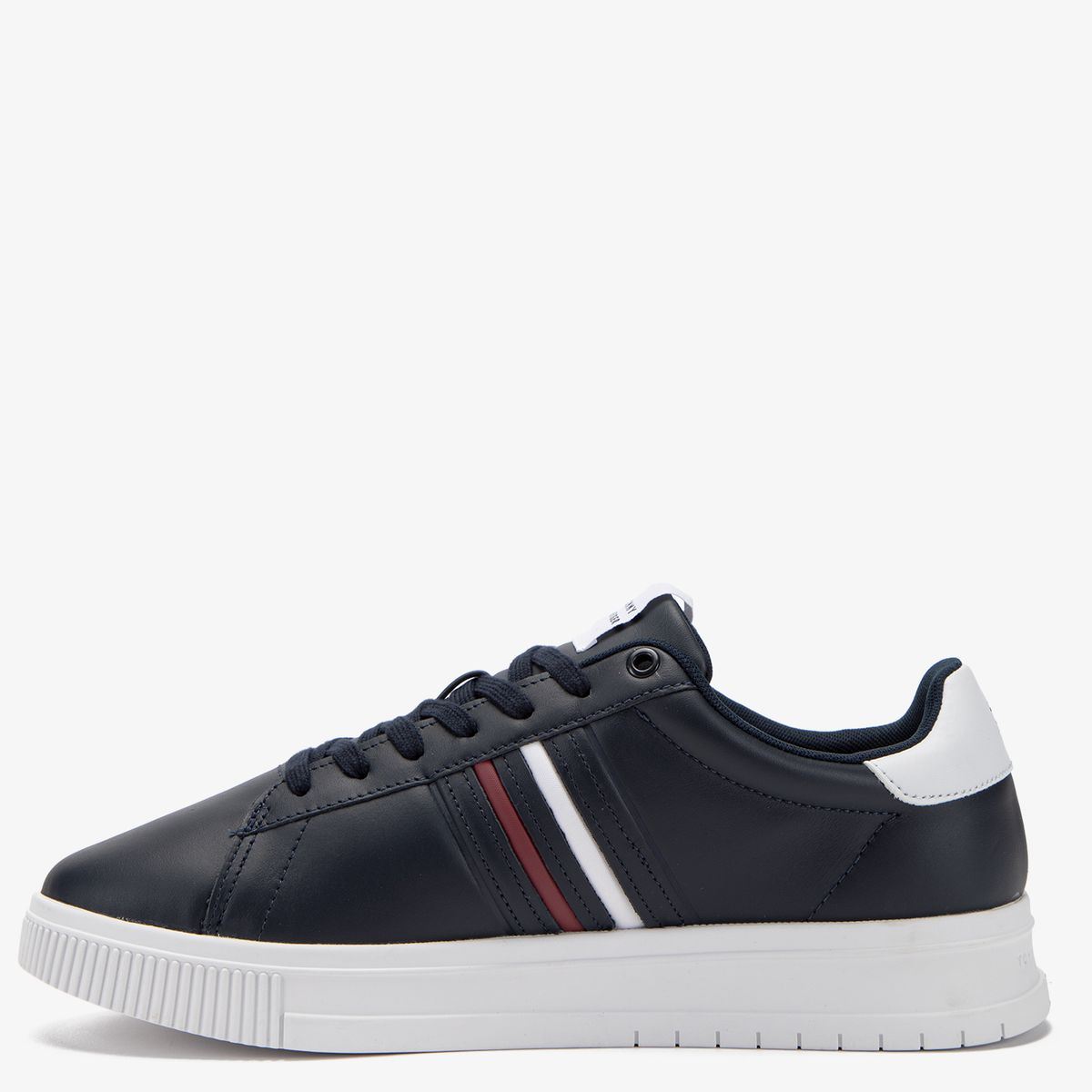 TOMMY HILFIGER - Zapatilla Urbana Hombre Cuero Azul Tommy Hilfiger