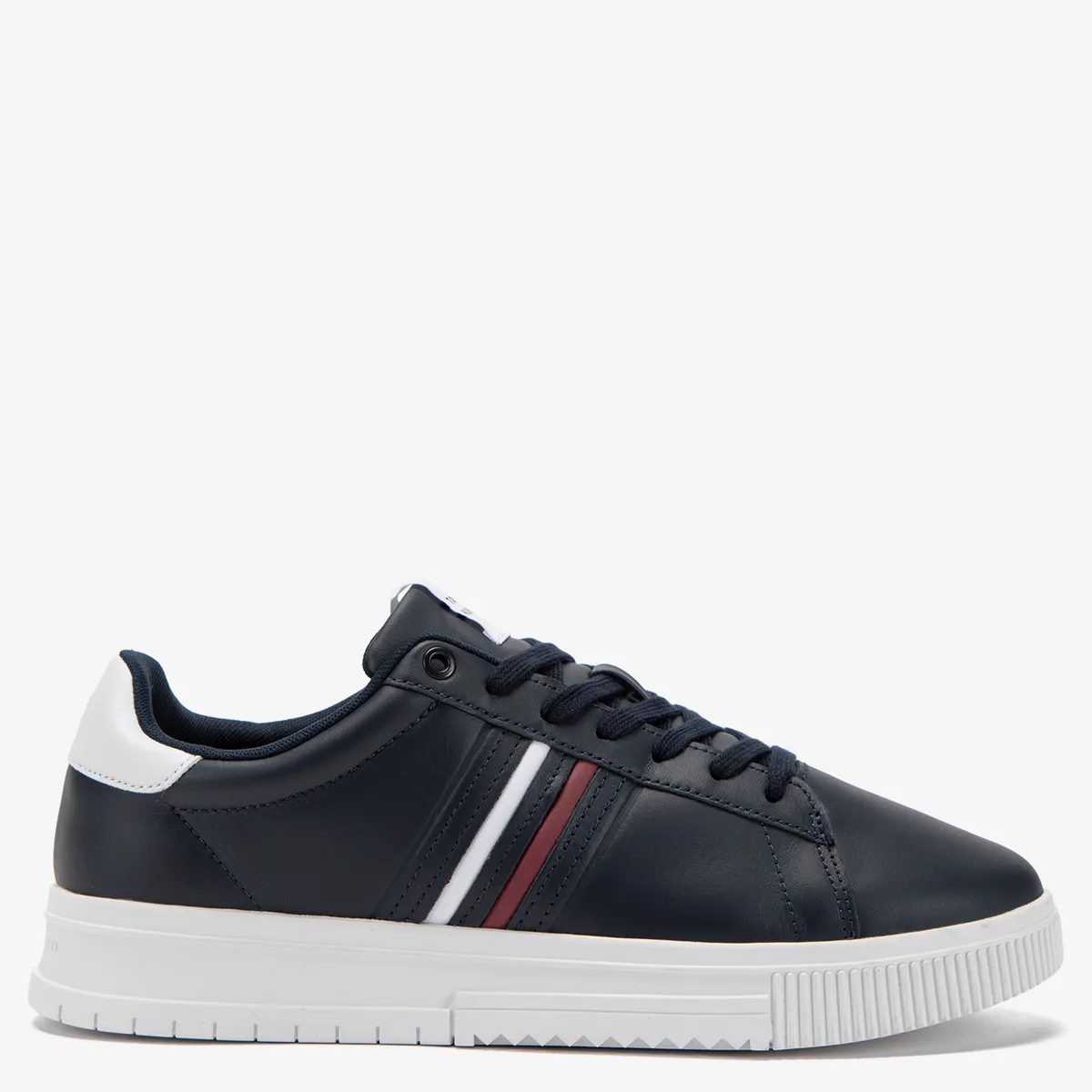 TOMMY HILFIGER - Zapatilla Urbana Hombre Cuero Azul Tommy Hilfiger