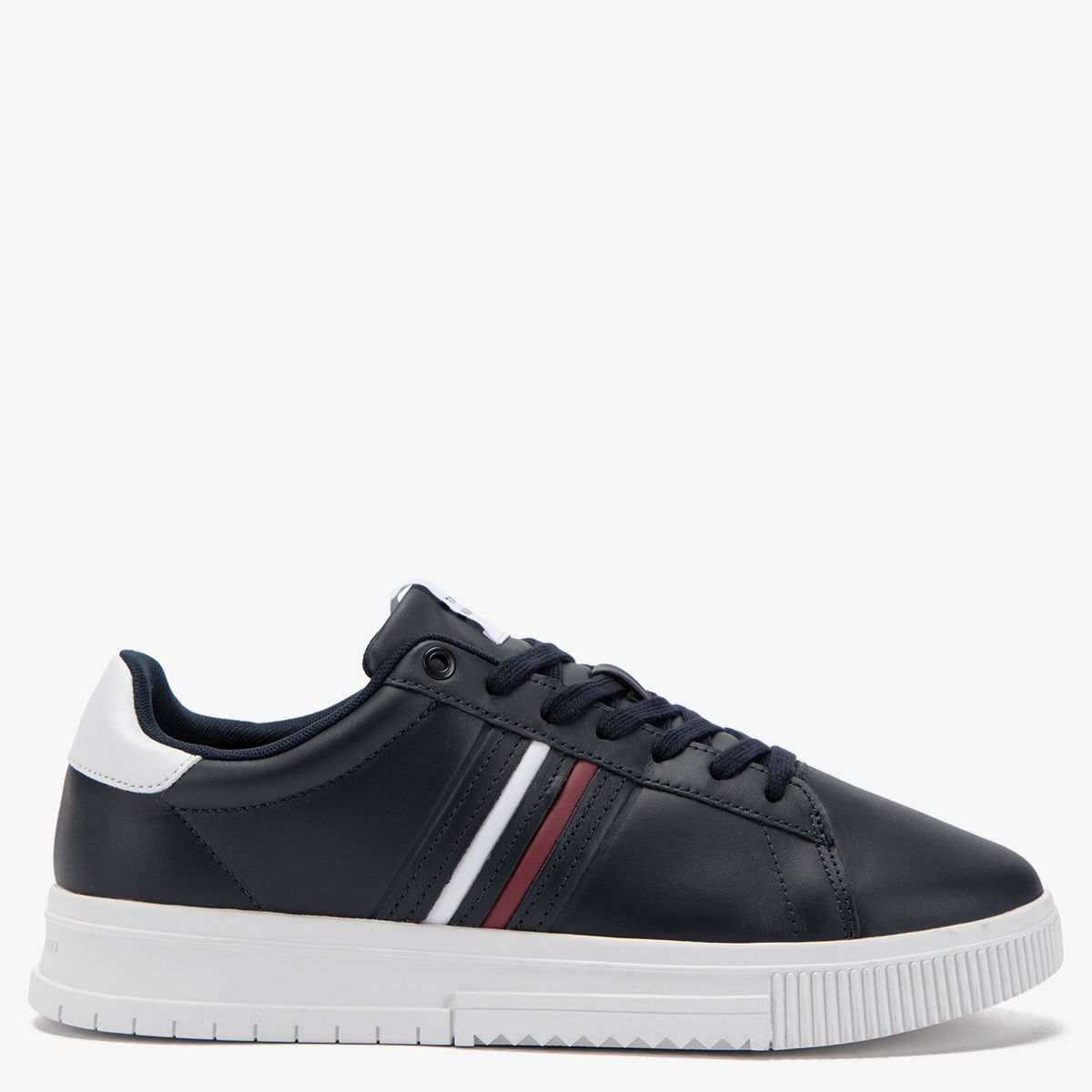 TOMMY HILFIGER - Zapatilla Urbana Hombre Cuero Azul Tommy Hilfiger