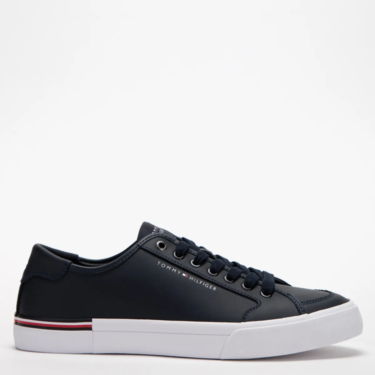 TOMMY HILFIGER - Zapatilla Urbana Hombre Cuero Azul Tommy Hilfiger
