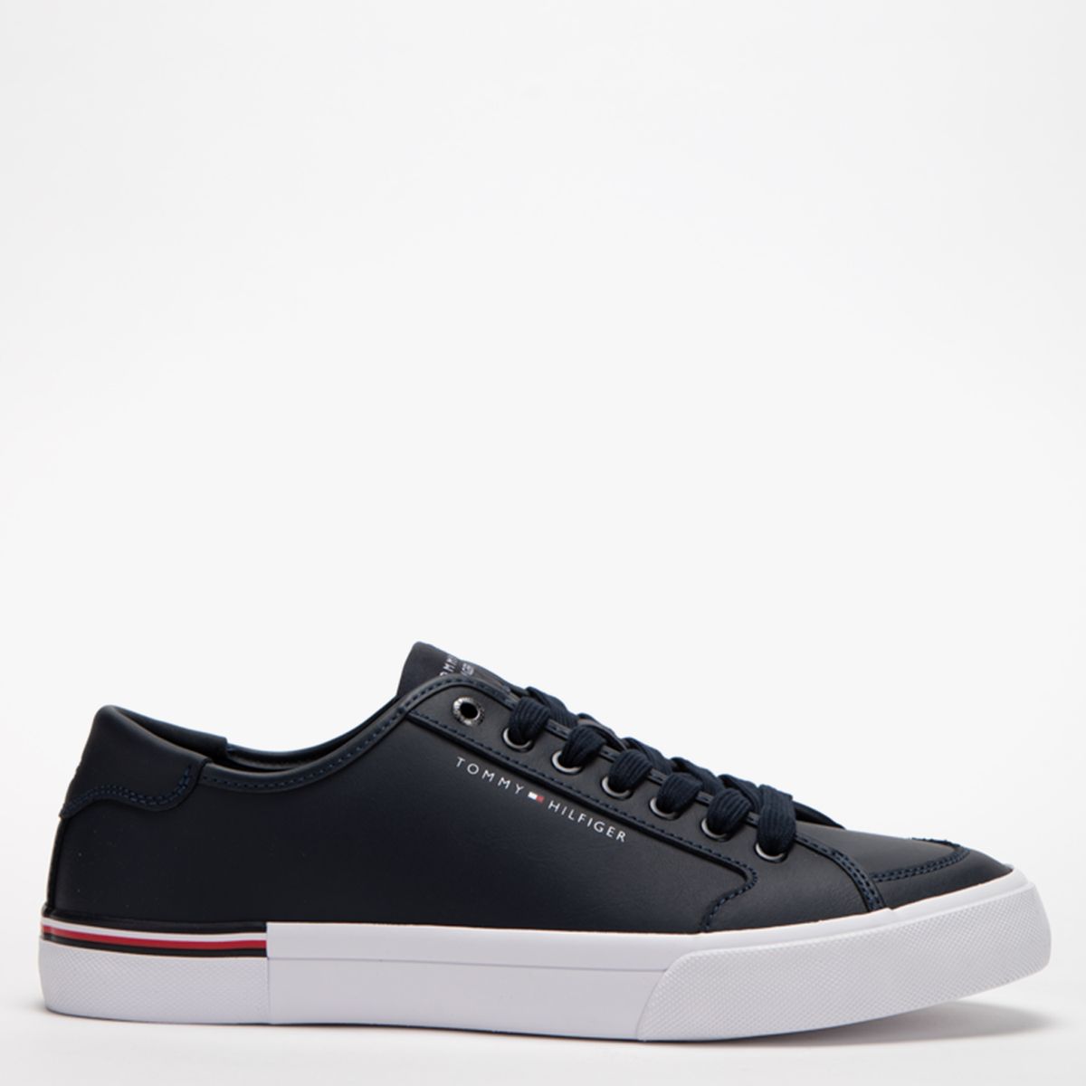 TOMMY HILFIGER - Zapatilla Urbana Hombre Cuero Azul Tommy Hilfiger