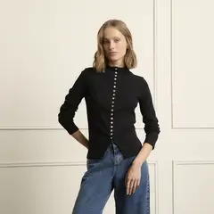 BASEMENT - Polera Manga Larga Mujer