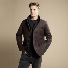 WOLF&HANK - Chaqueta Cuero Hombre Wolf & Hank