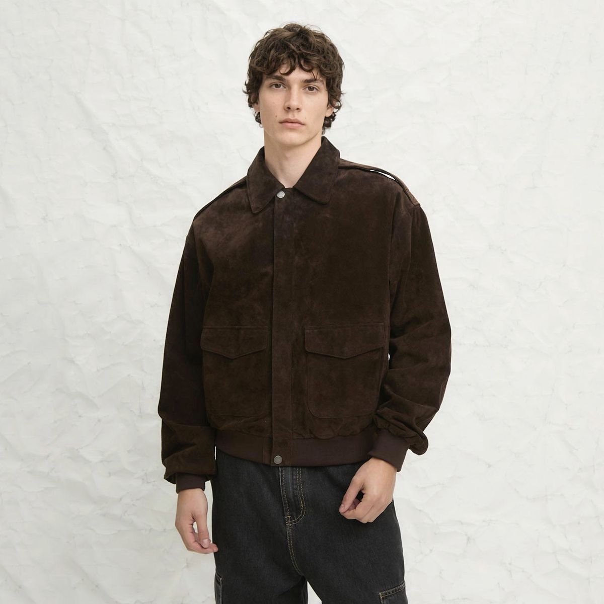 AMERICANINO - Chaqueta Cuero Hombre Americanino