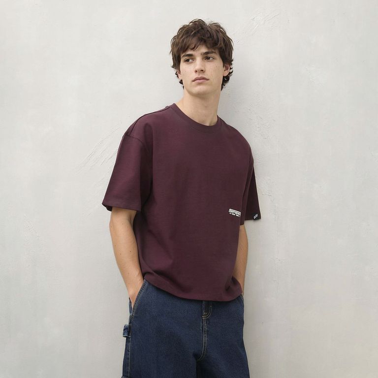 Polera Algodón Oversize Hombre