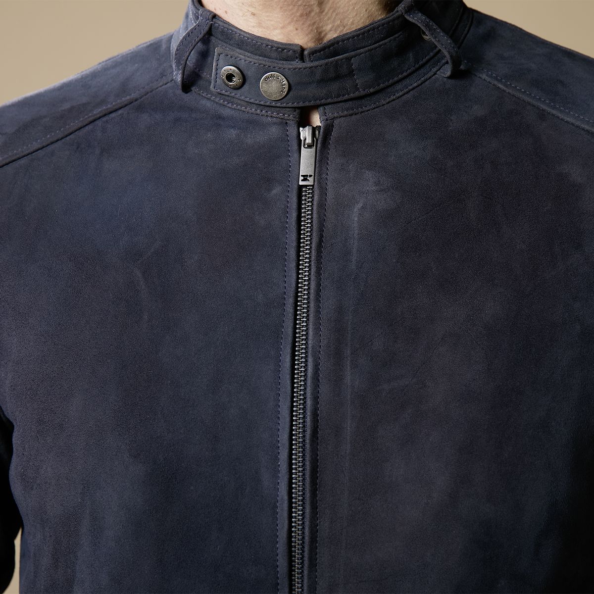 WOLF&HANK - Chaqueta De Cuero Hombre Wolf&Hank