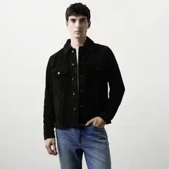 BASEMENT - Chaqueta Efecto Ante Hombre