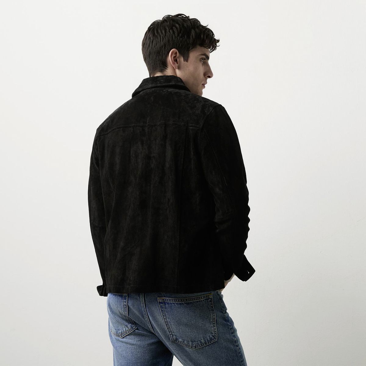 BASEMENT - Chaqueta Efecto Ante Hombre Basement