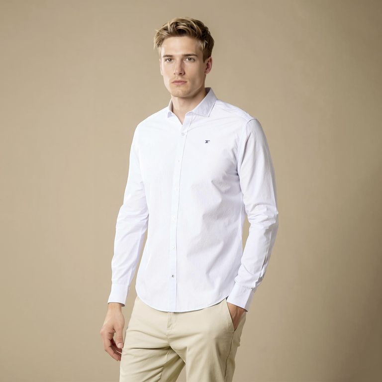 Camisa Popelina Hombre Wolf & Hank