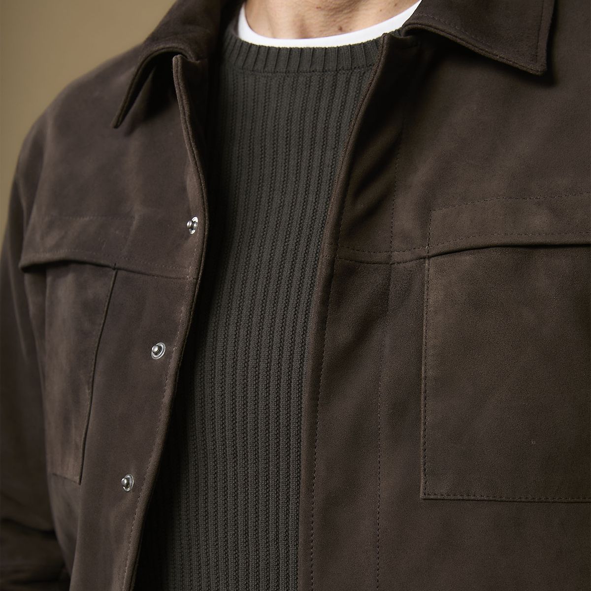 WOLF&HANK - Chaqueta Cuero Hombre Wolf & Hank