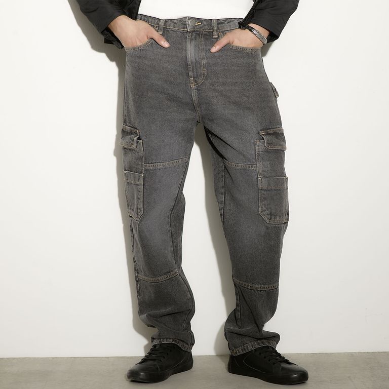 Jeans Cargo Carpintero Hombre