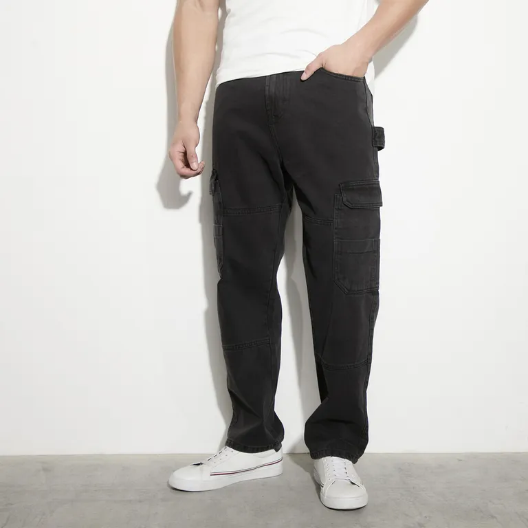 Jeans Cargo Carpintero Hombre