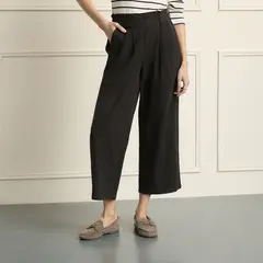 BASEMENT - Pantalón Culotte Tencel Mujer