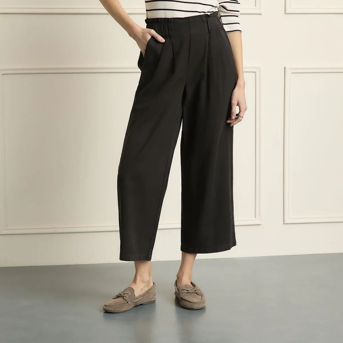 BASEMENT - Pantalón Culotte Mujer Basement
