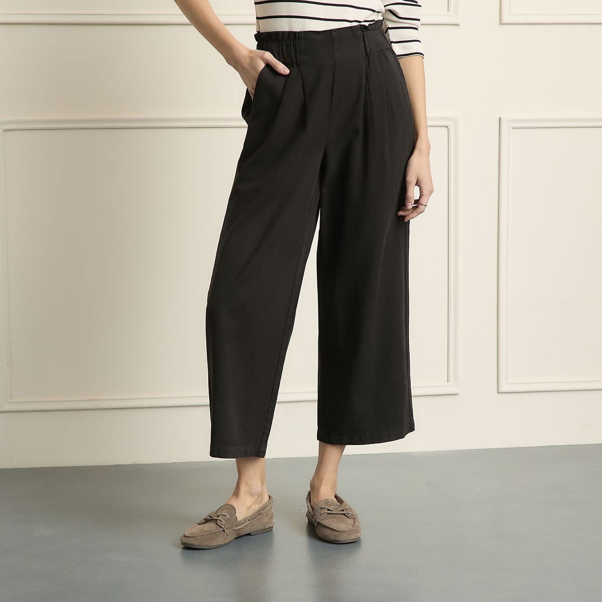 BASEMENT - Pantalón Culotte Mujer Basement
