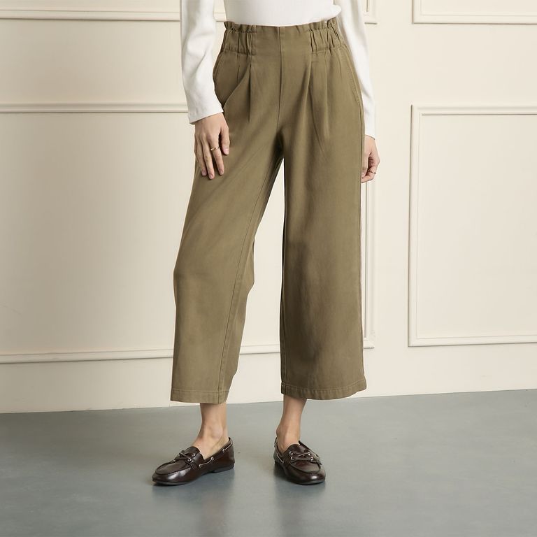 Pantalón Culotte Tencel Mujer