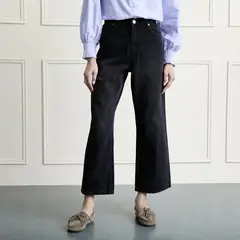 BASEMENT - Jeans Baggy Tiro Alto Mujer