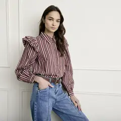 BASEMENT - Blusa Rayas Mujer