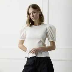 BASEMENT - Polera Manga Corta Mujer