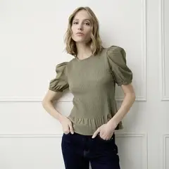 BASEMENT - Polera Manga Corta Mujer