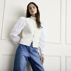 BASEMENT - Chaleco Combinado Mujer