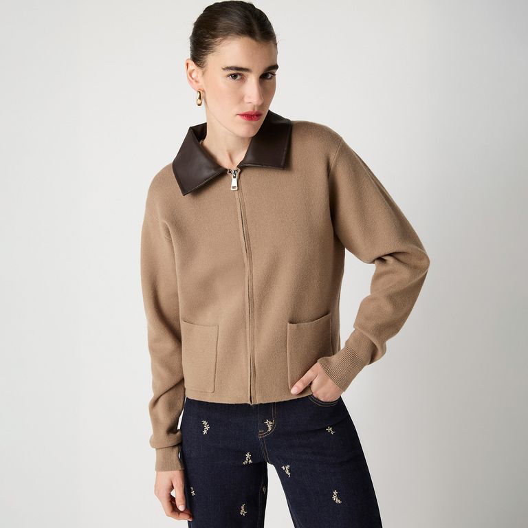 Chaleco con Cuello Mujer