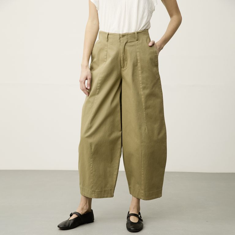 BASEMENT Pantalón Tiro Alto Mujer