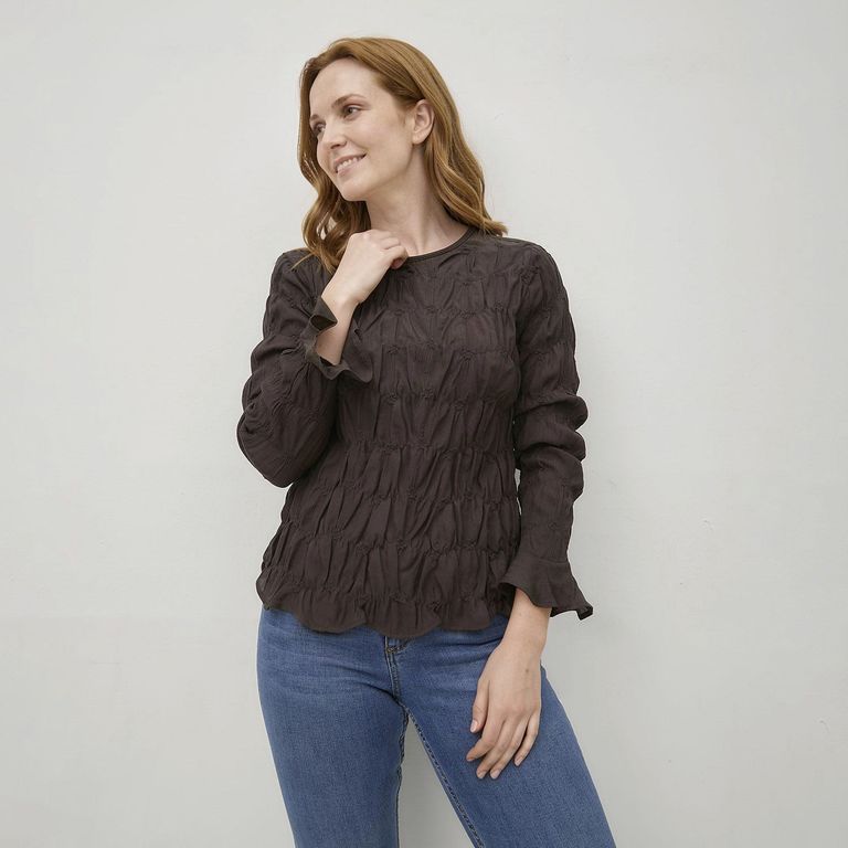 Blusa Manga Larga Mujer