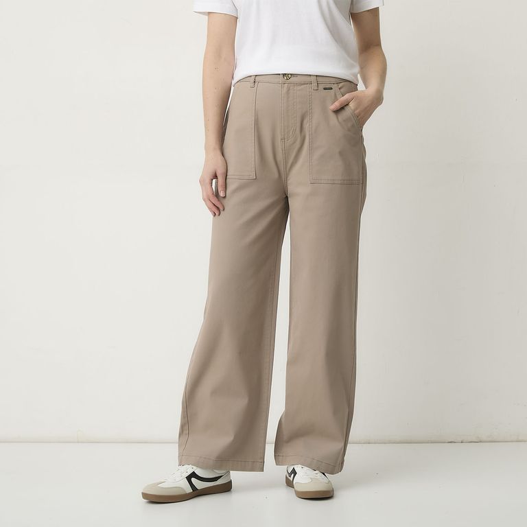 Pantalón Tiro Alto Mujer