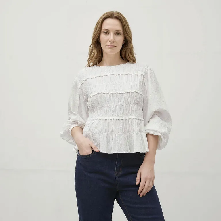 Blusa Manga Larga Mujer