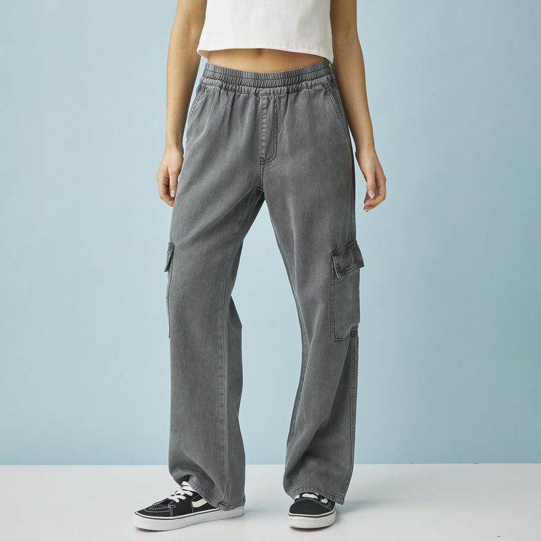 Jeans Cargo Mujer