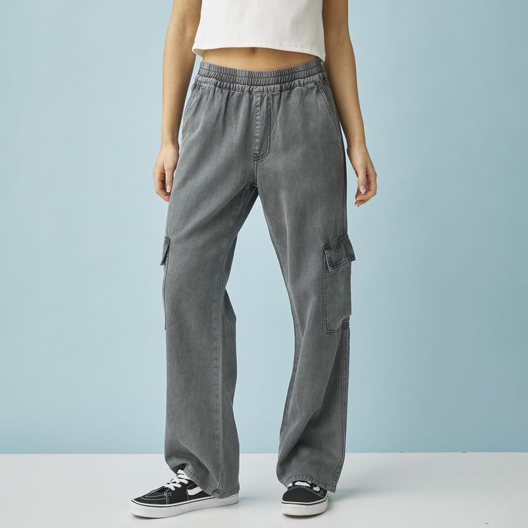 Jeans Cargo Mujer