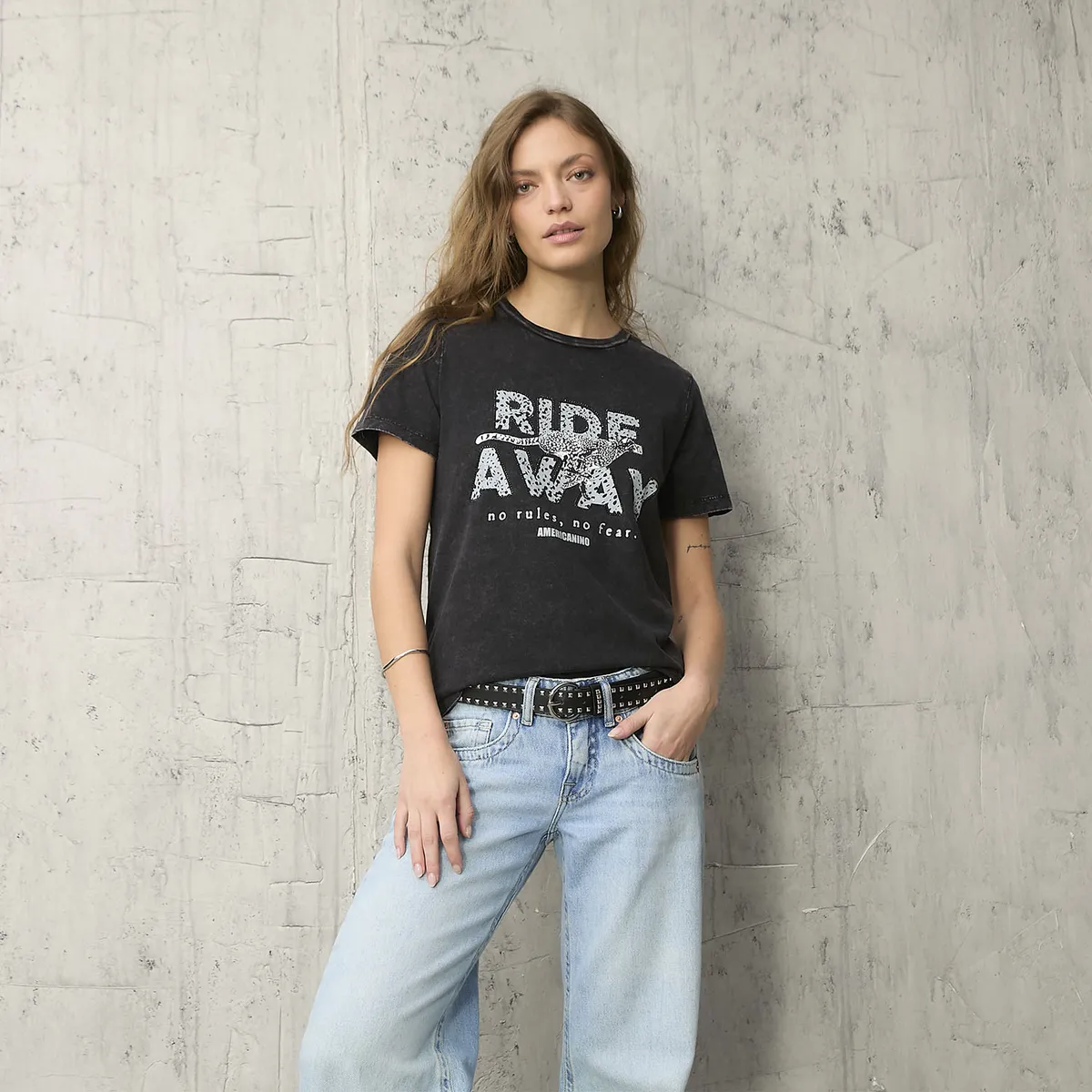 AMERICANINO - Polera Logo Mujer Americanino