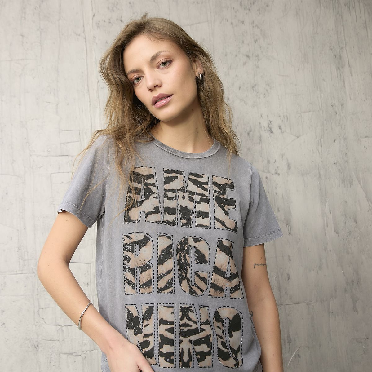 AMERICANINO - Polera Logo Mujer Americanino