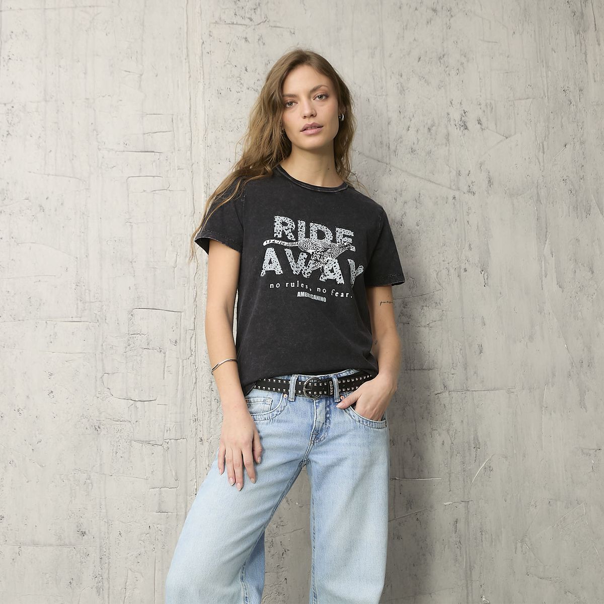 AMERICANINO - Polera Logo Mujer Americanino