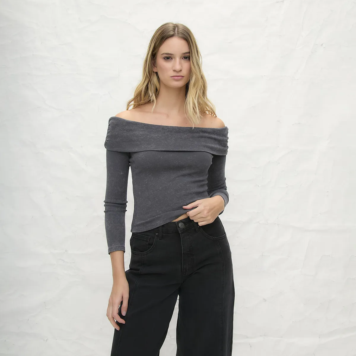 AMERICANINO - Polera Manga Larga Mujer Americanino