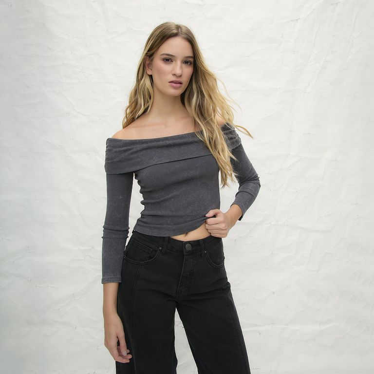 Polera Manga Larga Mujer