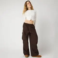 SYBILLA - Pantalón Tiro Medio Mujer