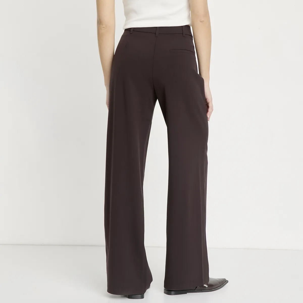 SYBILLA - Pantalón Flare Tiro Medio Mujer Sybilla