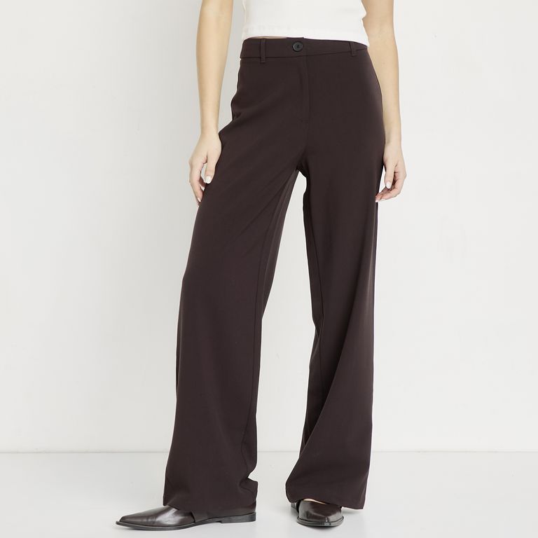 Pantalón Flare Tiro Medio Mujer